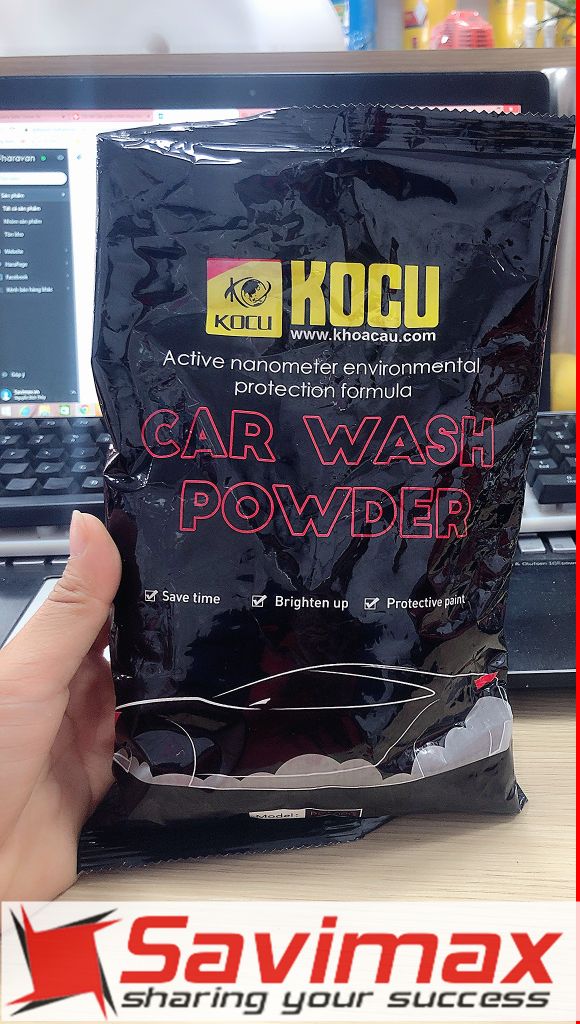 Bột rửa xe không chạm Kocu PD500G siêu sạch,chuyên dụng cho các tiệm rửa xe