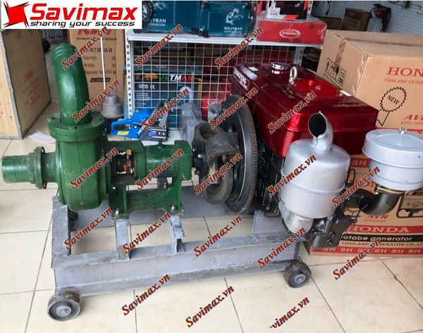 MÁY BƠM HÚT CÁT, BÙN THẢI, HỐ GA LẮP ĐẦU NỔ DIEZEL 30HP