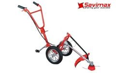 Khung ráp lắp máy cắt cỏ đẩy tay có bánh xe di chuyển