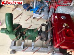 MÁY BƠM HÚT CÁT, BÙN THẢI, HỐ GA LẮP ĐẦU NỔ DIEZEL 30HP