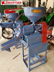 Máy xát gạo kết hợp vỡ ngô, nghiền ngô Savi22