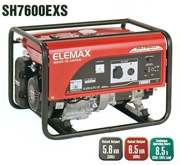 MÁY PHÁT ĐIỆN ELEMAX SH7600EX(S)