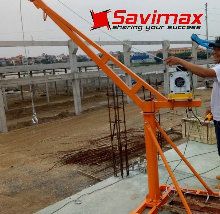 Tời cẩu xoay 360 độ tải trọng 500kg