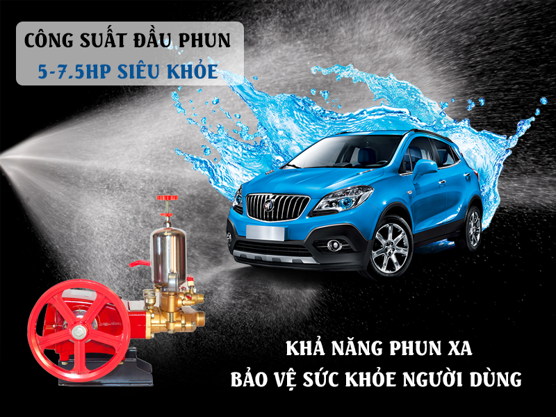 Máy rửa xe dây đai Savi 2HP