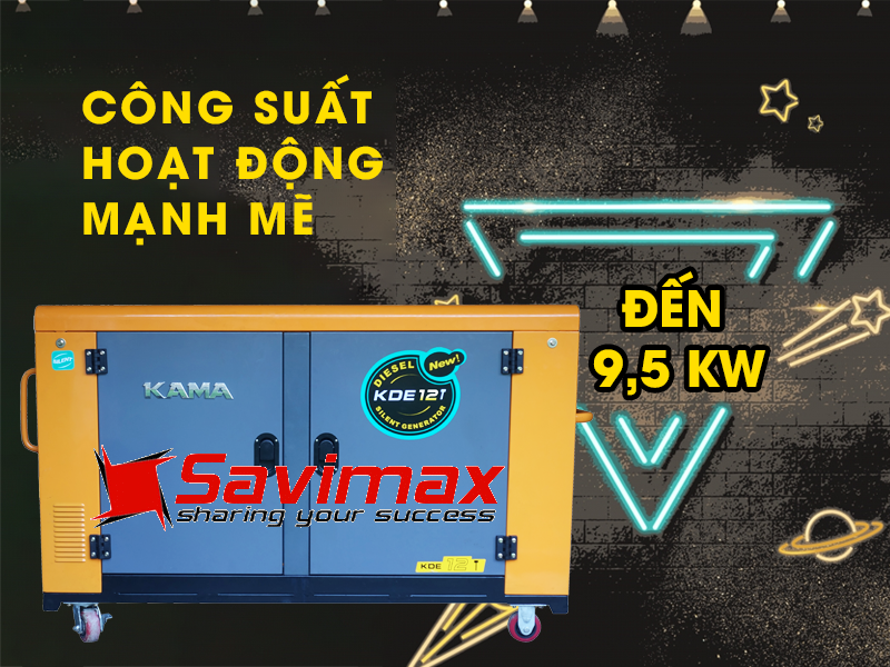 Máy phát điện Kama KDE12T 9.5Kw