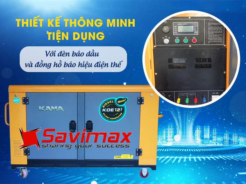Máy phát điện Kama KDE12T 9.5Kw