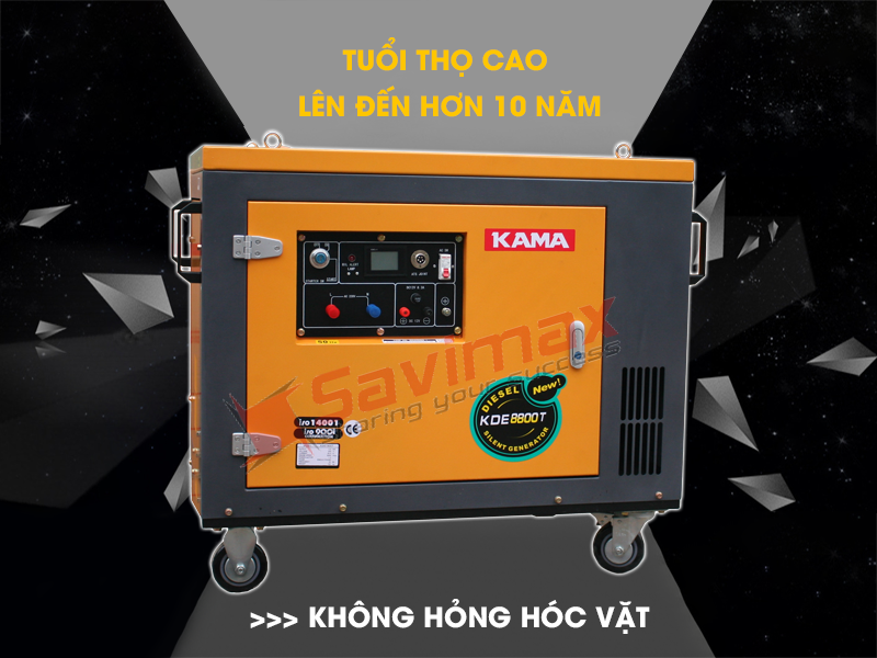 Máy phát điện chạy dầu Kama KDE 8800T
