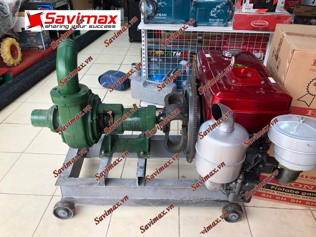 MÁY BƠM HÚT CÁT, BÙN THẢI, HỐ GA LẮP ĐẦU NỔ DIEZEL 30HP