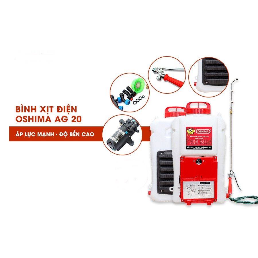Bình xịt điện Oshima AG20