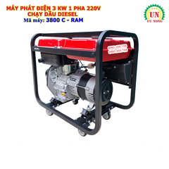 Máy phát điện 3Kw chạy dầu 3800C RAM