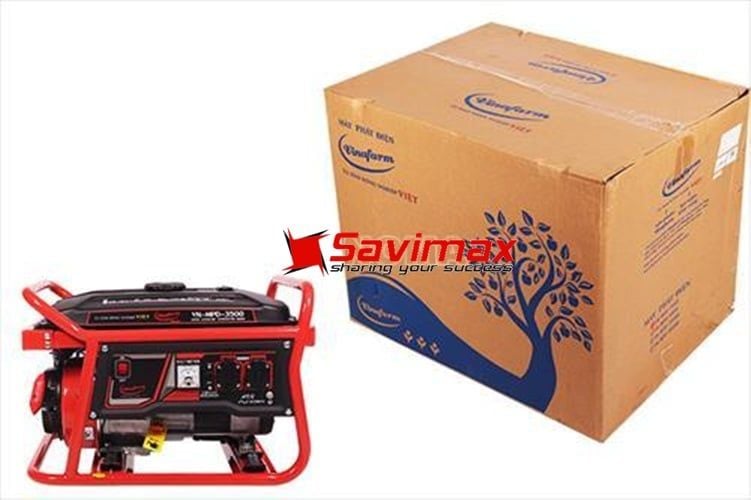 Máy phát điện chạy xăng giật nổ 2.5KVA VINAFARM SV3500