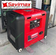 Máy phát điện Honda SD8000CX công suất 6kw màu đỏ