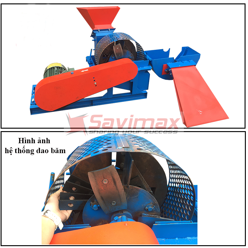 Máy băm cành cây thành mùn cưa chạy điện OKASU OS75