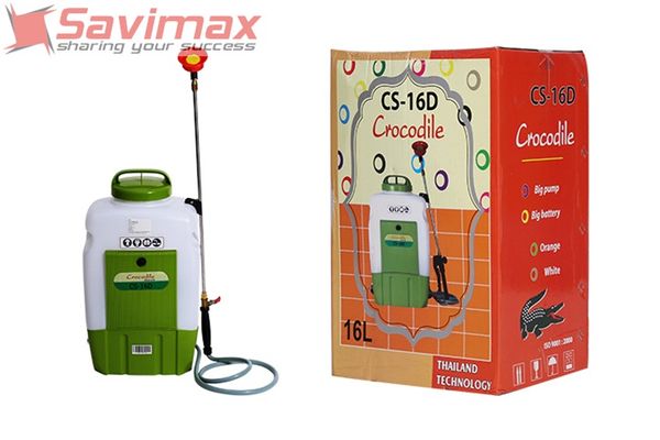 Máy phun thuốc chạy điện CROCODILE CS-16D