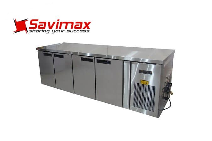 TỦ BÀN MÁT 4 CÁNH INOX BM 220x76-4I
