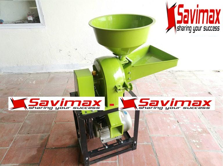 Máy nghiền thức ăn chăn nuôi, máy nghiền cám bột motor 2,2kw