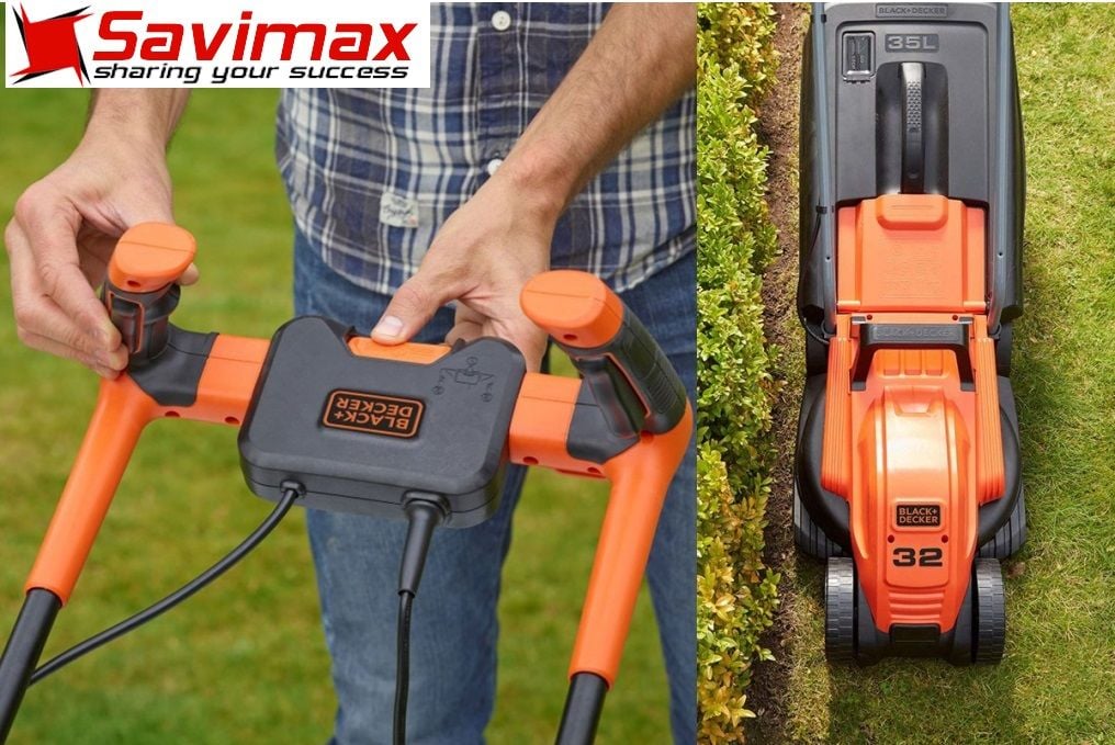 Máy cắt cỏ đẩy tay Black & Decker BEMW451BH-B1