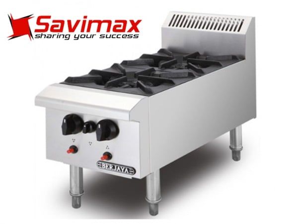 Bếp Âu 2 họng dùng gas Berjaya OB2-17