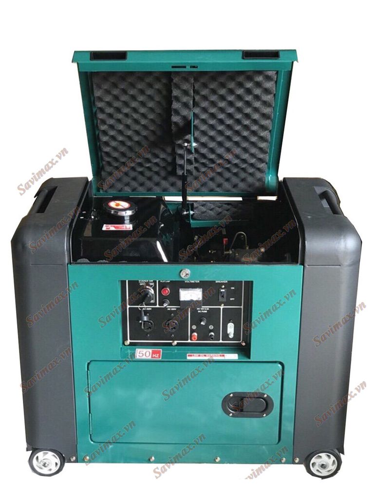 Máy phát điện cách âm BmB 8900E (7KW; dầu; chống ồn)