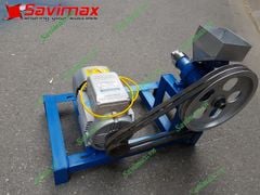Máy nổ bỏng gạo 1 pha, đầu 7 bec ra 7 loại bỏng Savi NB7