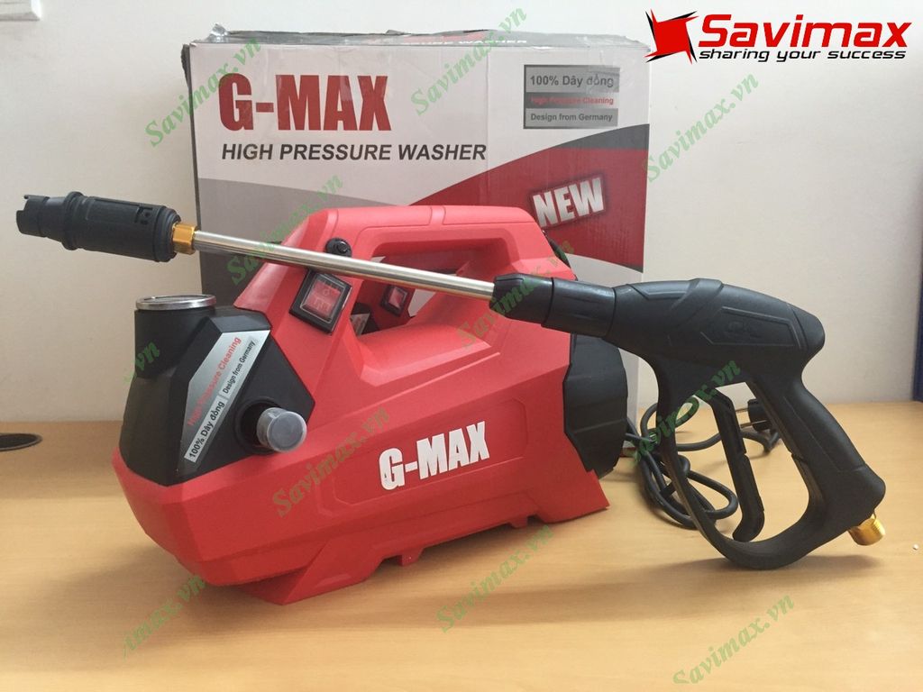 Máy rửa xe gia đình GMAX 120 Pro công suất 2380w