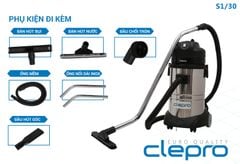 Máy hút bụi khô và ướt Clepro S1/30
