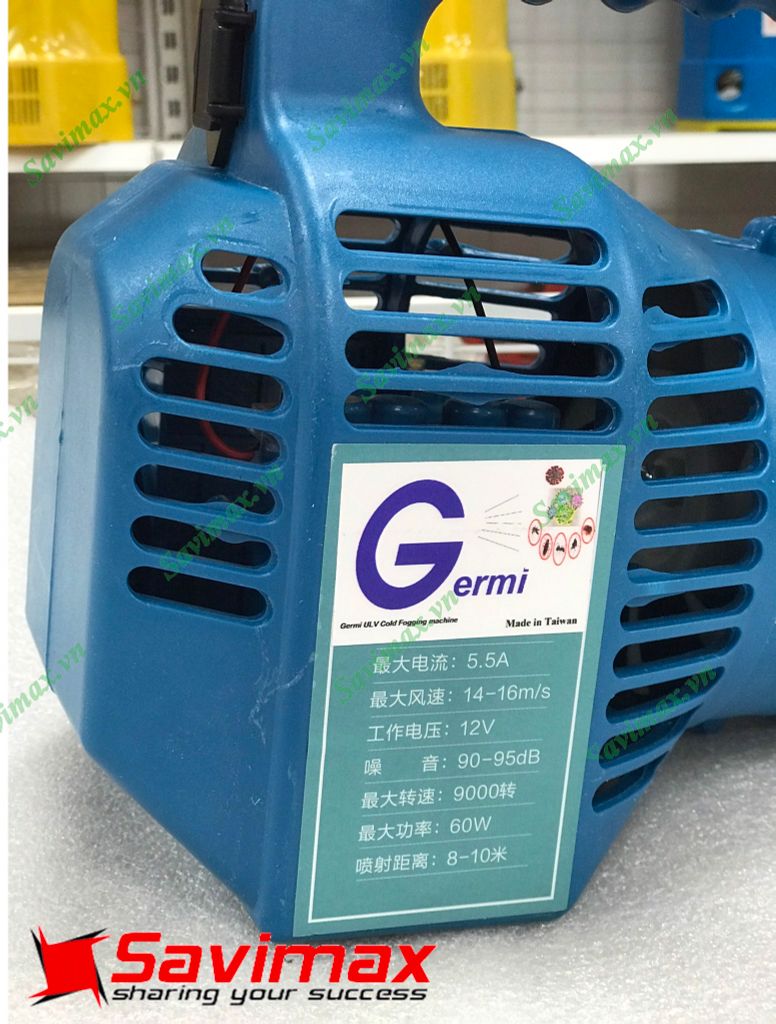 Máy phun sương di động cầm tay tốc độ cao Germi 60W