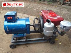 Máy phát điện đầu nổ diesel D15 lắp củ phát 5kw mát gió hoặc mát nước