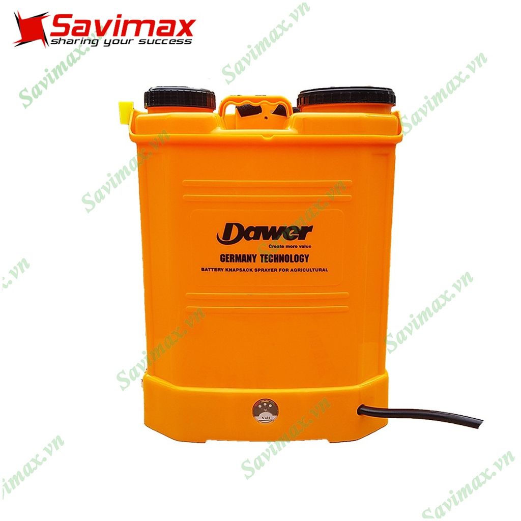 Bình xịt điện Dawer DA16 lưu lượng 4L/phút