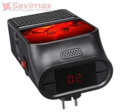 Máy sưởi điện cầm tay, Quạt sưởi ấm không khí, Lò sưởi điều khiển từ xa