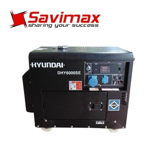 Máy phát điện chạy dầu 5kw Hyundai DHY-6000SE