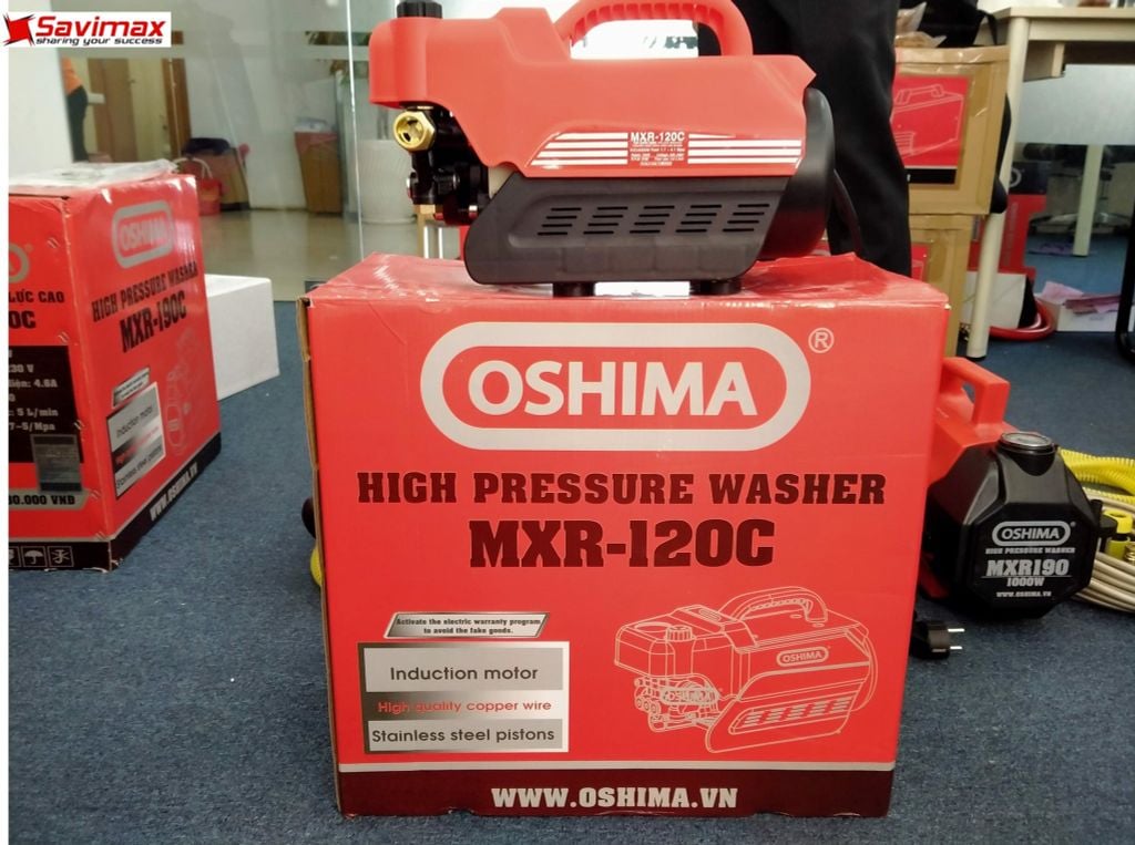 Máy xịt rửa Oshima OS-120C mô tơ từ