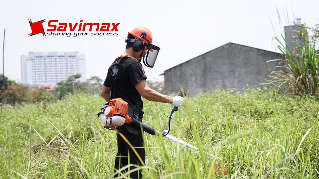 Máy cắt cỏ Kavi 143 bình xăng con WALBRO chính hãng