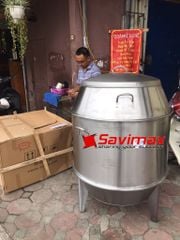 Lu nướng vịt phi 60, lò quay vịt inox 60cm