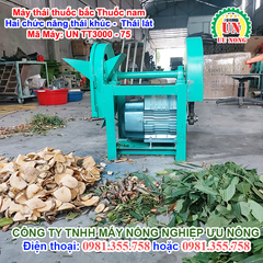 Máy thái thảo dược 2 chức năng UN TT 3000 – 75