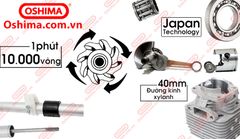 Máy cắt cỏ Oshima  CX 411