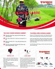 Máy cắt cỏ cần mềm HONDA SABRE PL-35MM