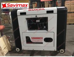 Máy phát điện Honda SD8000CX (5.5kw, chạy dầu, đề nổ, vỏ chống ồn)