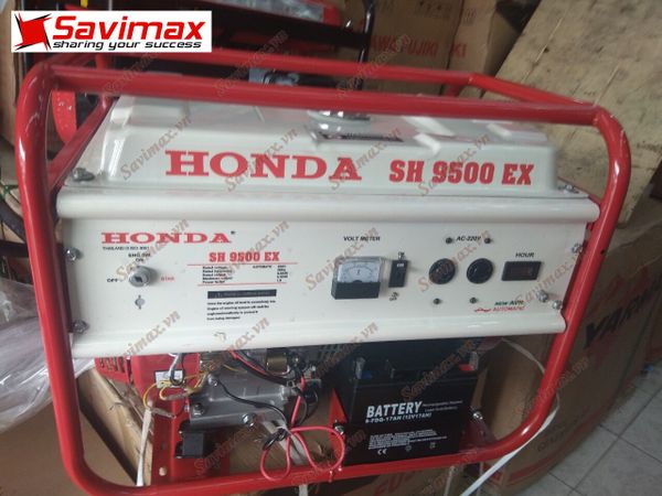 Máy phát điện Honda SH9500EX công suất 8.5kw đề nổ le gió tự động