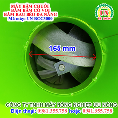 Máy băm chuối đa năng UN BCC 3000