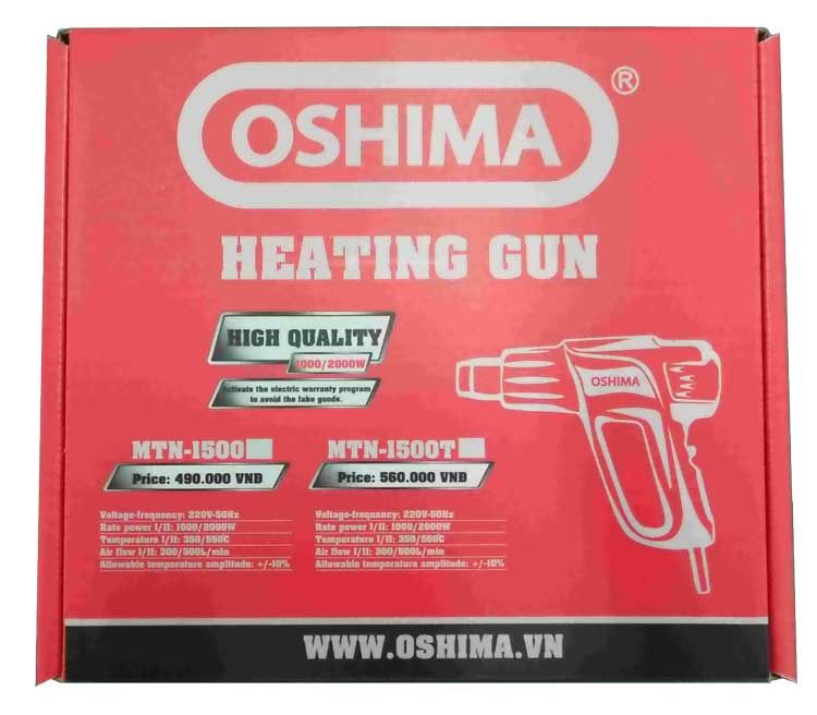 Máy thổi nhiệt Oshima MTN-1500T