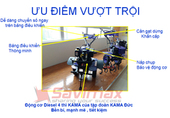 MÁY XỚI ĐẤT KAMA 178F (CHẠY DẦU)