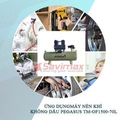 Máy nén khí giảm âm PEGASUS TM-OF1500-70L