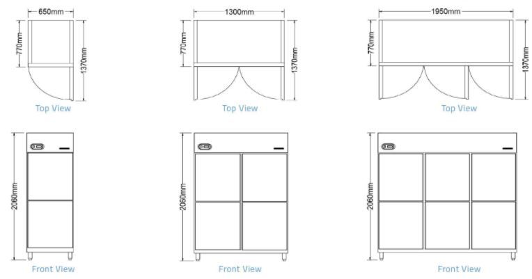 Tủ đông 2 cánh Berjaya BS 2DUF/Z