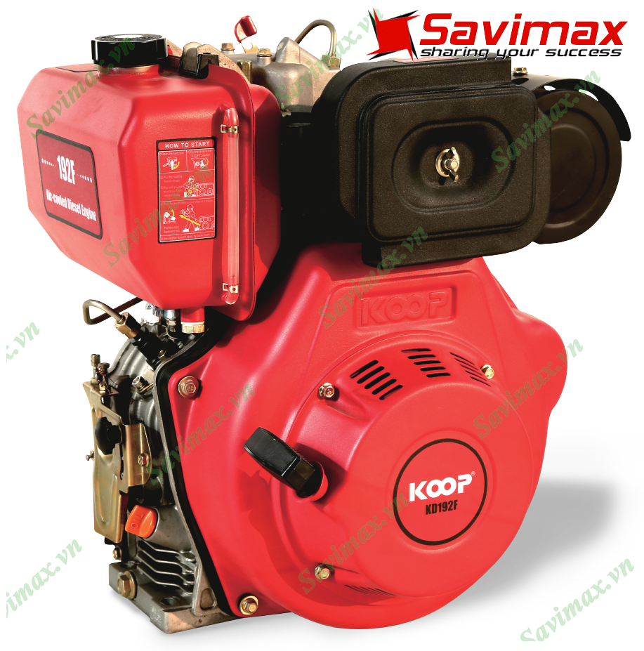 Máy phát điện Koop KDF 8500Q chạy dầu công suất 6.5kva
