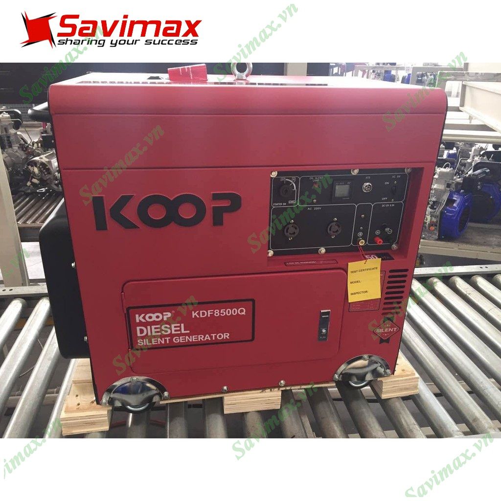 Máy phát điện Koop KDF 8500Q chạy dầu công suất 6.5kva