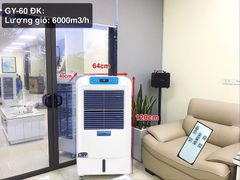 Quạt làm mát Ninda GY-60 (có điều khiển) chính hãng