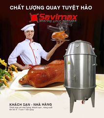 Lu nướng vịt phi 60, lò quay vịt inox 60cm