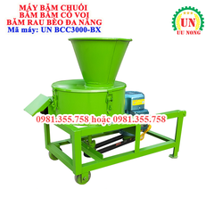 Máy băm chuối đa năng có bánh xe UN BCC 3000-BX