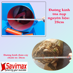 Máy băm cỏ voi công nghiệp cổ cao OKASU OS55
